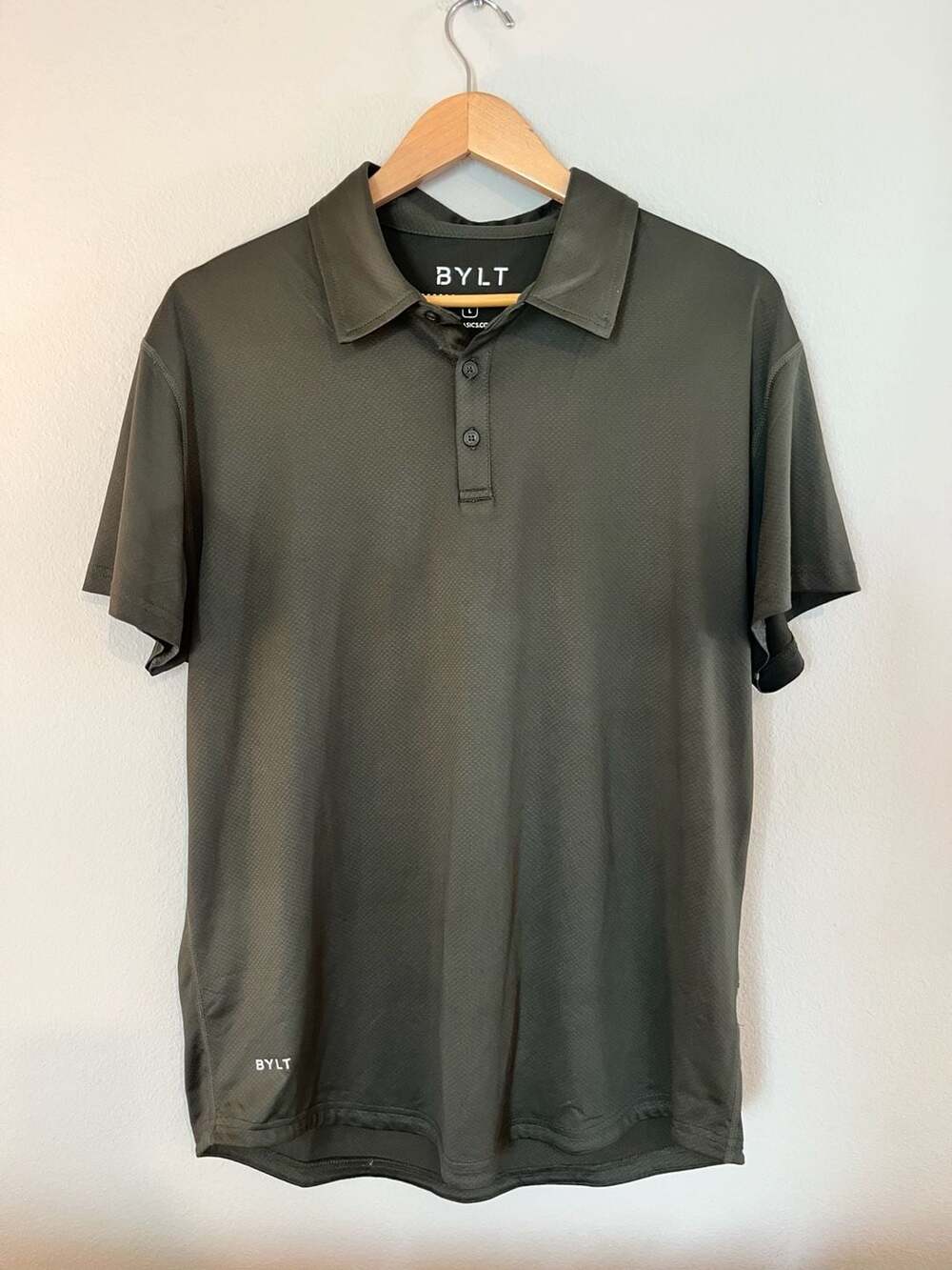 Bylt Performance+ Polo, Green Athletic Golf Shirt, Elevated Business Casual, Lar
